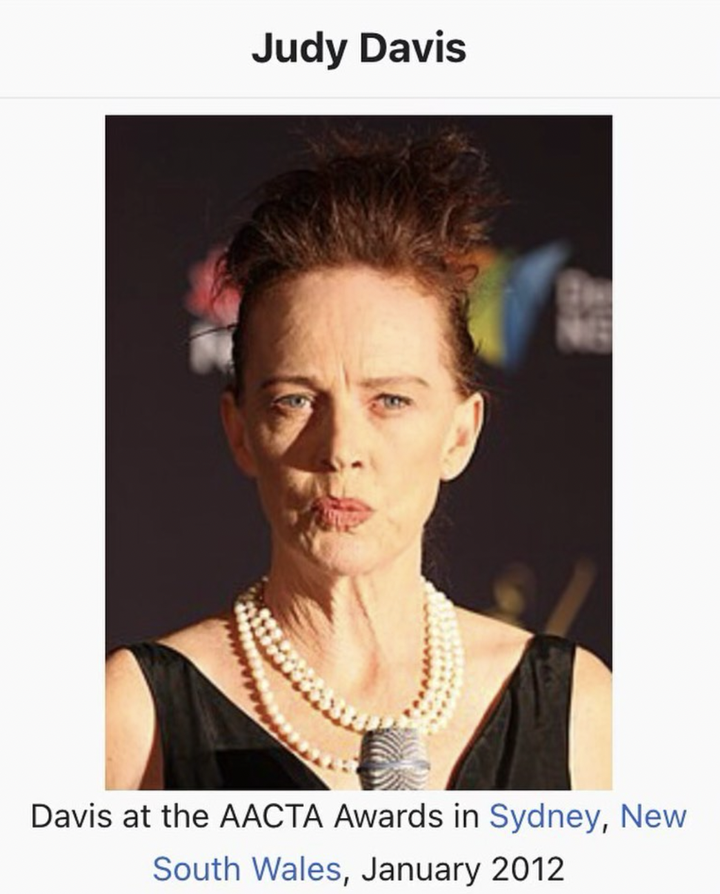 judy davis difficult to work - Judy Davis Davis at the Aacta Awards in Sydney, New South Wales,